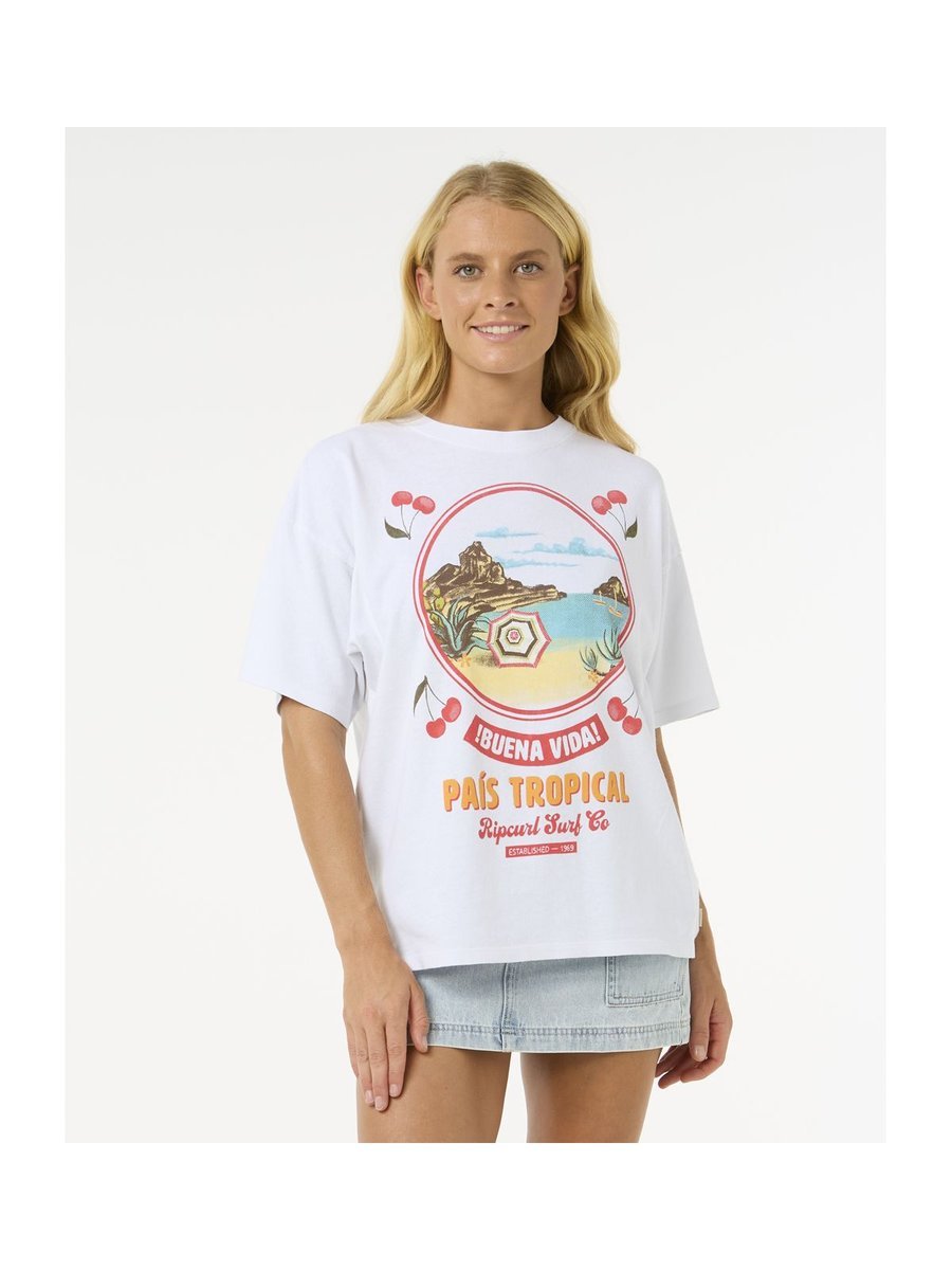 Koszulka RIP CURL Cove Heritage Tee biały XL