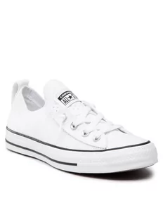 Converse Trampki Ctas Shoreline Knit Slip 565490C Biały - Trampki męskie - miniaturka - grafika 1