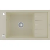 Zlewozmywaki - Mexen Elias zlewozmywak granitowy 1-komorowy z krótkim ociekaczem 795 x 480 mm, beżowy - 6511791005-69 - miniaturka - grafika 1