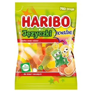 Haribo Języczki Kwaśne 85g - Cukierki - miniaturka - grafika 1