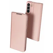 Etui i futerały do telefonów - Dux Ducis ETUI Z KLAPKĄ Dux Ducis SKINPRO ROSE GOLD DO GALAXY S21 FE 3713 - miniaturka - grafika 1