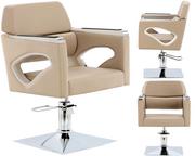 Fotele fryzjerskie - Fotel fryzjerski Bianka hydrauliczny obrotowy do salonu fryzjerskiego krzesło fryzjerskie - miniaturka - grafika 1