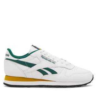 Sneakersy Reebok Classic Leather 100074355 Biały - Sneakersy męskie - miniaturka - grafika 1