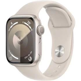 Apple Watch 9 GPS 41mm Aluminium Sport S/M Beżowy - Smartwatch - miniaturka - grafika 4
