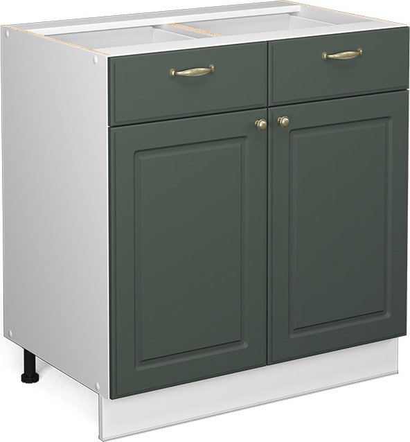 Vicco Szafka łazienkowa Fame-Line, 80 x 81.6 cm bez blatu roboczego, Green Gold Country/Biały