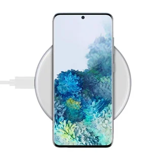 Crong PowerSpot Fast Wireless Charger – Bezprzewodowa ładowarka Qi 15W USB-C (Silver White) - Ładowarki do telefonów - miniaturka - grafika 10