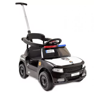Import SUPER-TOYS PIERWSZY JEŹDZIK POLICYJNY POLICJA ŚWIATŁA DŹWIĘKI/CH9958A CH-9958 BASIC-CZARNY - Pojazdy elektryczne dla dzieci - miniaturka - grafika 1