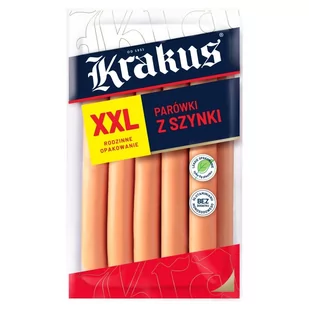 Krakus Parówki z szynki 440 g - Kiełbasa i wędliny - miniaturka - grafika 1