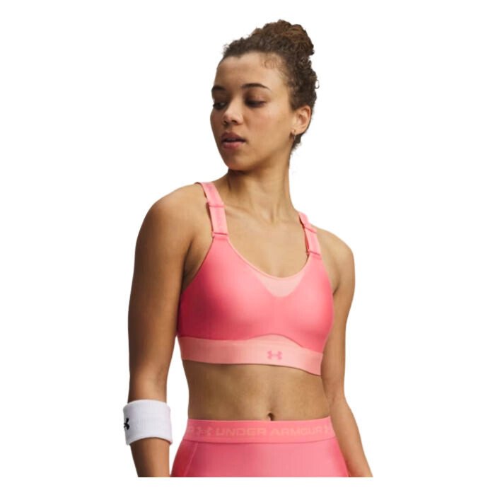 Biustonosz damski Under Armour Infinity High 2.0 Bra Bittersweet Pink/Posh Pink/Bittersweet Pink S A-C