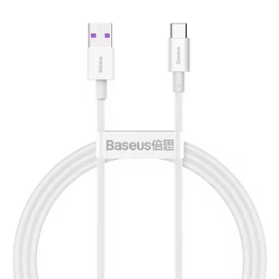 Baseus Kabel USB do USB-C Superior Series, 66W, 1m (biały) - Kable USB - miniaturka - grafika 1