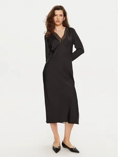 Calvin Klein Sukienka koktajlowa K20K207845 Czarny Regular Fit - Sukienki - miniaturka - grafika 1