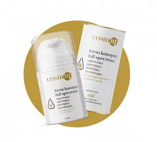 Krem konopny Cosmiq full spectrum 50ml - Kremy do twarzy - miniaturka - grafika 1