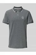 Koszulki męskie - Koszulka polo o kroju regular fit z prążkowanymi wykończeniami model NATE - Blend - miniaturka - grafika 1