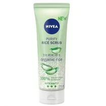 Nivea Nivea Rice Scrub Purify Peeling ryżowy z Bio Aloesem 75ml