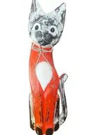 Figurki dla dzieci - KOT KOTEK DREWNIANA FIGURKA 40CM DEKORACJA - miniaturka - grafika 1