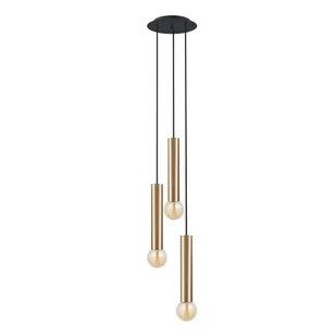 Nowodvorski Nowoczesna lampa wisząca BATON III zwis 10W LED wys. 130 cm mosiądz 7855 - Lampy sufitowe - miniaturka - grafika 1