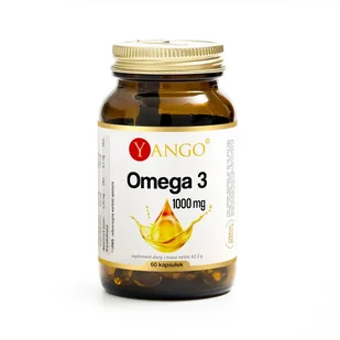 Yango, Omega 3 1000 mg, Suplement diety, 60 kaps. - Witaminy i minerały - miniaturka - grafika 1