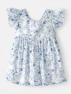 Spodenki dla niemowląt - OshKosh Sukienka w kolorze biało-niebieskim - miniaturka - grafika 1