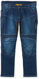 BOSMOTO męskie spodnie motocyklowe, dżinsy motocyklowe, dżinsy motocyklowe, spodnie z ochraniaczami (40 x 32, niebieskie) - Odzież motocyklowa - miniaturka - grafika 1