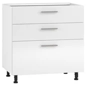 Szafki kuchenne - Szafka kuchenna stojąca 80 VENTO D3S-80/82 biała połysk - miniaturka - grafika 1