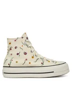 Trampki damskie - Converse Trampki Chuck Taylor All Star Lift A15536C Écru - miniaturka - grafika 1