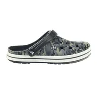 Sandały damskie - American Club Kroksy clogsy klapki sandały moro czarne szare zielone - ButyModne - miniaturka - grafika 1