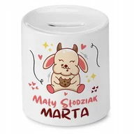 Skarbonki - Skarbonka 330 ml Dla Marty Córki Dziecka Prezent z Nadrukiem ze Zdjęciem - miniaturka - grafika 1