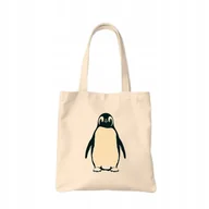 Torby męskie - TORBA shopper "Penguin" Bawełniana - miniaturka - grafika 1