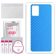 Szkła hartowane na telefon - Folia naklejka skórka strukturalna na TYŁ do Honor Play 5T Active -  Carbon Niebieski - apgo SKINS - miniaturka - grafika 1