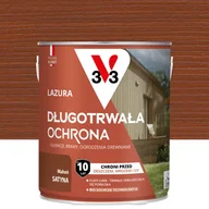 Lakiery do drewna - Lazura 10 lat ochrony Mahoń satynowy 2.5 l V33 - miniaturka - grafika 1