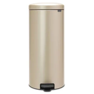 Brabantia Kosz na śmieci pedałowy NewIcon 30 l szampański 304484 - Kosze na śmieci - miniaturka - grafika 1