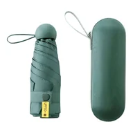 Parasole - Parasol kieszonkowy kompaktowy parasolka składana mała mały mini etui LEKKA - miniaturka - grafika 1