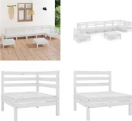 Meble ogrodowe - vidaXL 8-częściowy zestaw wypoczynkowy do ogrodu z litego drewna sosnowego - Zestaw wypoczynkowy do ogrodu - Zestawy wypoczynkowe do ogrodu - Zestaw sof z palet - Zestawy sof z palet - miniaturka - grafika 1