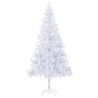Choinki - vidaXL Sztuczna choinka z plastikowym stojakiem 210 cm 910 gazek - miniaturka - grafika 1