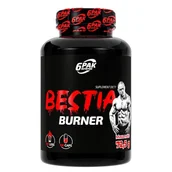Spalacze tłuszczu - Spalacze tłuszczu 6PAK Bestia Burner 100 kapsułek (5902811814379) - miniaturka - grafika 1
