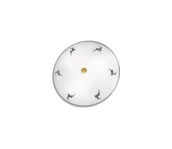 Lampy sufitowe - Kolarz 731.U13.4.133- Lampa sufitowa NONNA 3xE27/60W/230V śr. 42 cm szara/mosiądz - miniaturka - grafika 1