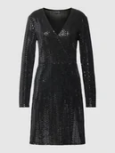 Sukienki - Sukienka o długości do kolan z cekinowym obszyciem model ‘IDDY’ - miniaturka - grafika 1