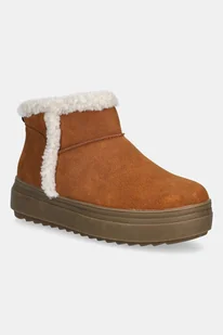 U.S. Polo Assn. botki ICY006 kolor brązowy na platformie lekko ocieplone ICY006W/EH1 - Botki damskie - miniaturka - grafika 1