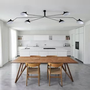 Step into design Lampa sufitowa loftowa Crane-6P czarna 280 cm P8706 - Step into design P8706 - Lampy sufitowe - miniaturka - grafika 1