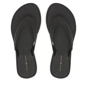 Klapki i japonki damskie - Japonki Tommy Hilfiger Scandi FW0FW09206 Czarny - miniaturka - grafika 1