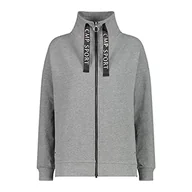 Kurtki damskie - CMP Melange Stretch Fleece Sweatshirt Oversize with Turtleneck Fleece Damska kurtka - miniaturka - grafika 1