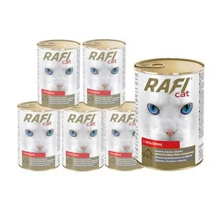 Dolina Noteci RAFI Cat Kawałki z wołowiną w sosie 6x415g 41258-uniw - Mokra karma dla kotów - miniaturka - grafika 1