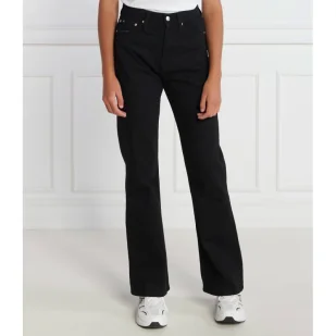 CALVIN KLEIN JEANS Jeansy | Straight fit - Spodnie damskie - miniaturka - grafika 1