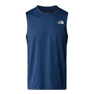 Koszulki sportowe męskie - Koszulka The North Face Lightbright 0A825PMPF1 - niebiesko-czarna - miniaturka - grafika 1
