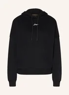 Bluzy damskie - Boss Bluza Z Kapturem Ehoody schwarz - BOSS - miniaturka - grafika 1