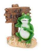 Dekoracje do akwarium - Ozdoba akwariowa Happet R057 żaba 6,5 cm - miniaturka - grafika 1