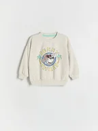 Bluzy i sweterki niemowlęce - Reserved - Bluza Mickey Mouse - jasnoszary - miniaturka - grafika 1
