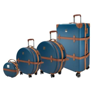 Zestaw walizek SEMI LINE T5672-0 Grafitowo-brązowy - Walizki - miniaturka - grafika 1