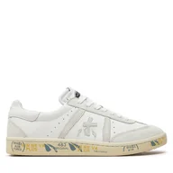 Sneakersy męskie - Sneakersy Premiata Bonnie VAR 6758 Biały - miniaturka - grafika 1