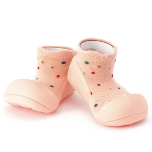 Attipas® Lekkie Bambusowe Buciki Niemowlęce Bamboo Pop Peach 13,5 Cm / 22,5 Antypoślizgowe - Skarpetki dla dzieci Attipas® Lekkie Bambusowe Buciki Niemowlęce Bamboo Pop Peach 13,5 Cm / 22,5 Antypoślizgowe - Skarpetki dla dzieci - miniaturka - grafika 1